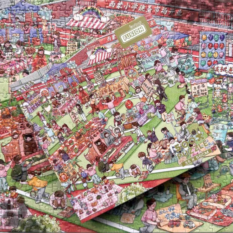 Botop Fusion-500pcs Jigsaw Puzzle-Flea Market
