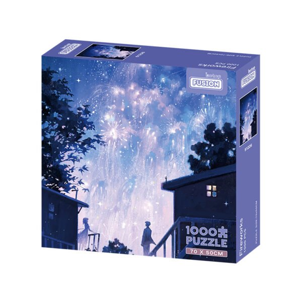 Botop Fusion-1000pcs Jigsaw Puzzle-Romantic Fireworks