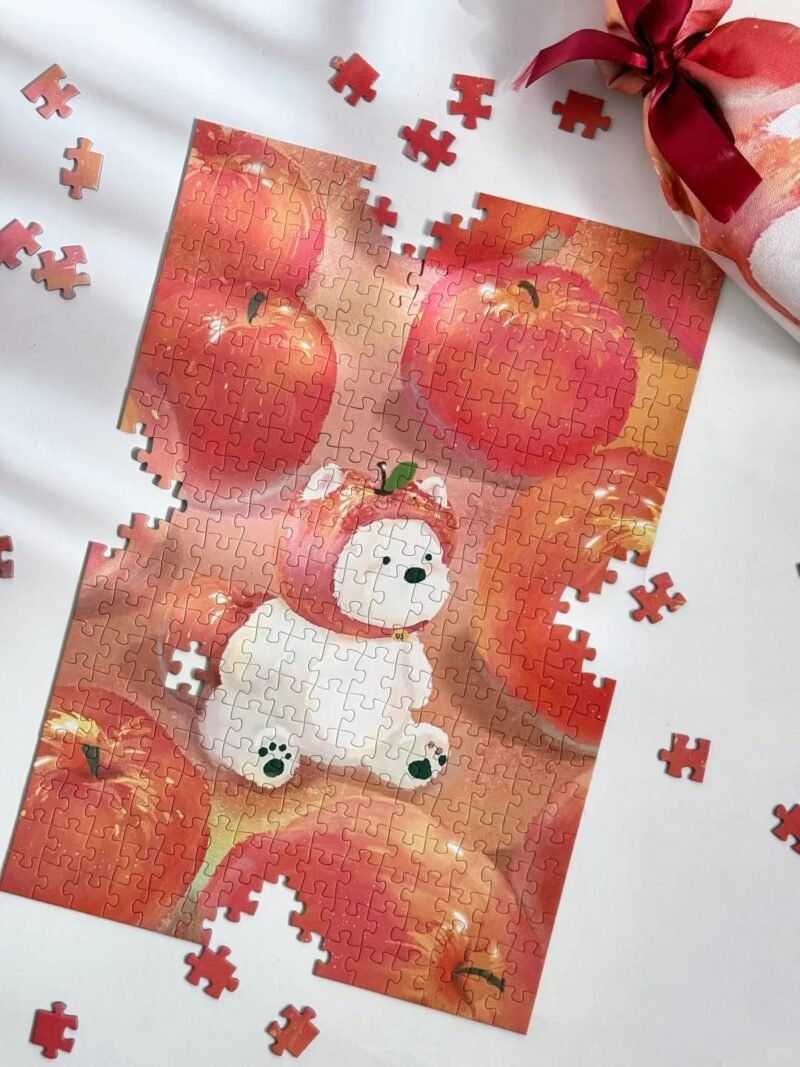 Bubble Puzzle-Apple Dog (3) Bubble Puzzle-300pcs Jigsaw Puzzle-Apple Dog