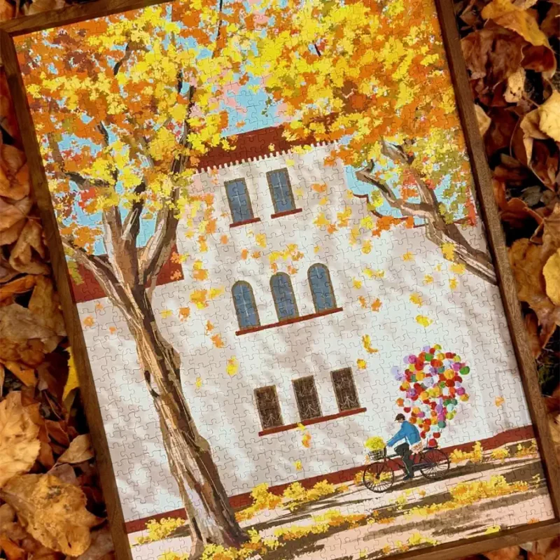 Bubble Puzzle-1000pcs Jigsaw Puzzle-Golden Autumn