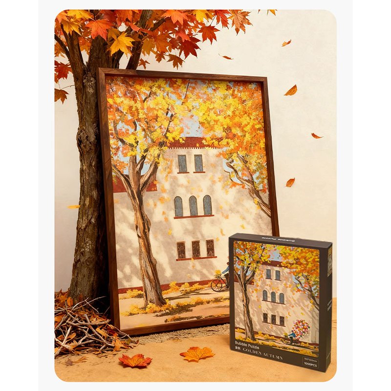 Bubble Puzzle-1000pcs Jigsaw Puzzle-Golden Autumn