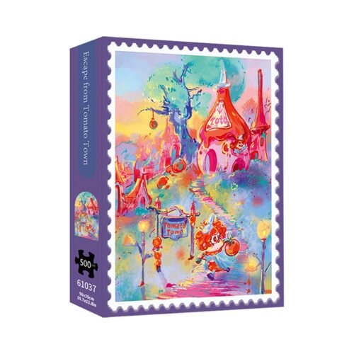Chef Toto Puzzle-Escape From Tomato Town TKX-500pcs Jigsaw Puzzle-Chef Toto-Escape From Tomato Town