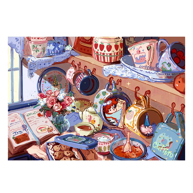 Dreamer Puzzle-500pcs Jigsaw Puzzle-Chef Toto Flavor Lab