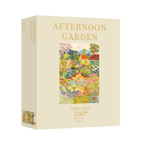 Chill Puz-500 Piece Puzzle-Afternoon Garden