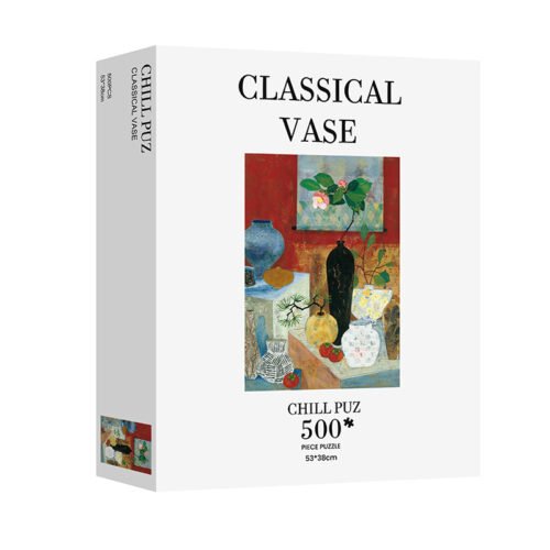 Chill Puz-Classical Vase (2) Chill Puz-500 Piece Puzzle-Classical Vase