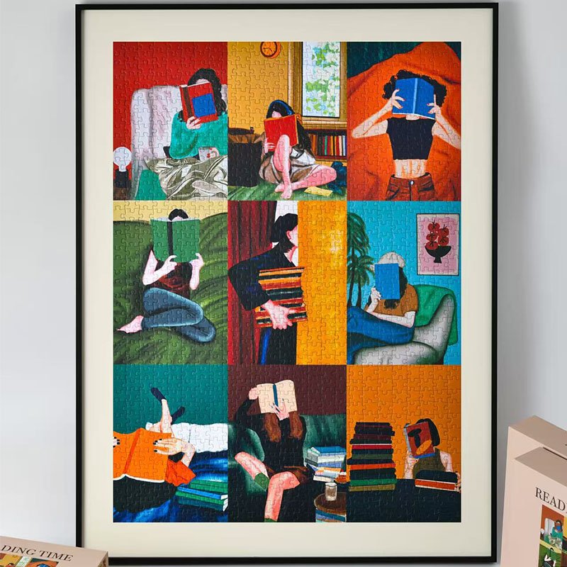 Chill Puz-1000 Piece Puzzle-Reading Time