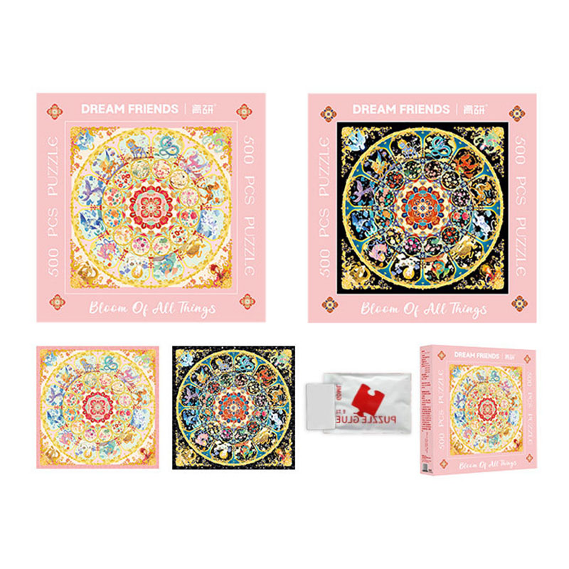 Dream Friends-500 Double Side Puzzle-Bloom of All Things