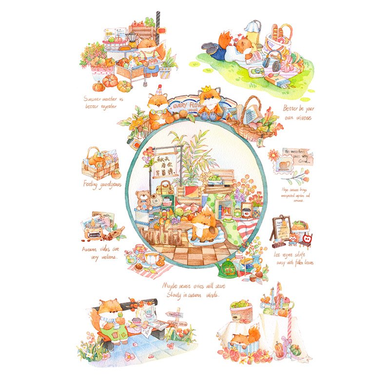 Dreamer Puzzle-1000pcs Jigsaw Puzzle-Autumn Fair