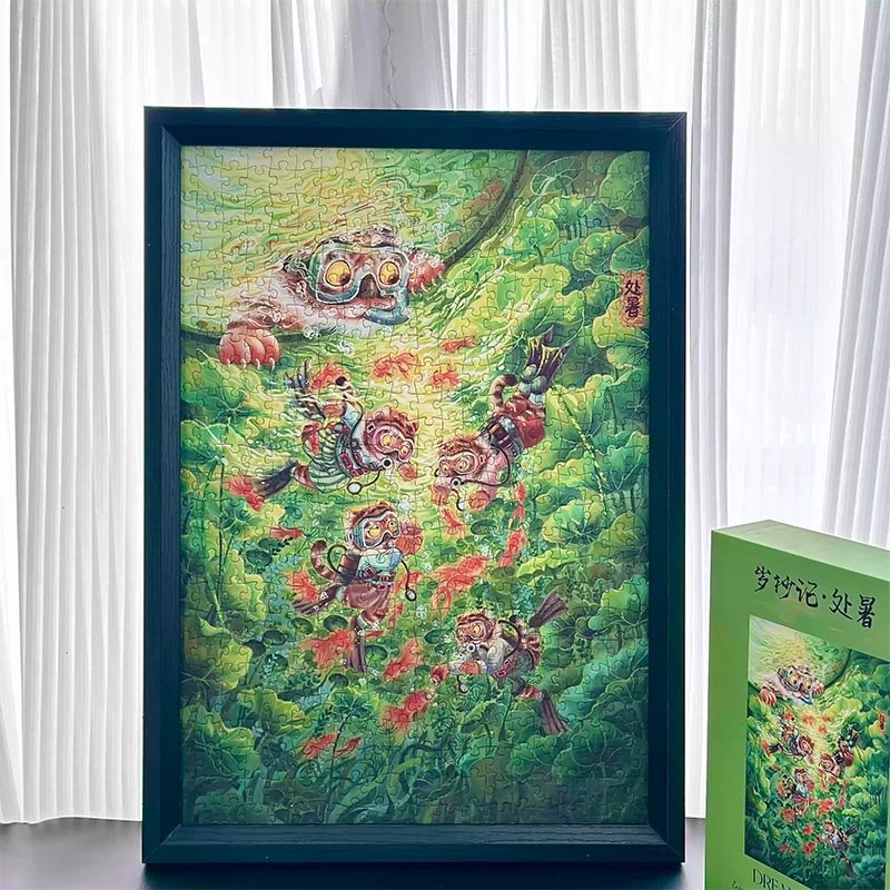 Dreamer Puzzle-500pcs Jigsaw Puzzle-End of Heat at Year‘s End