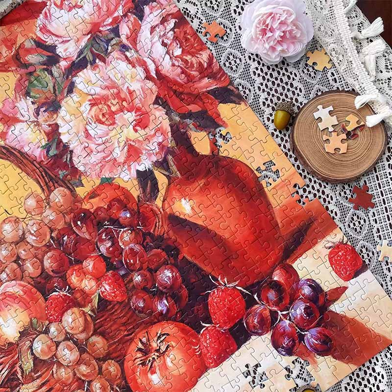 Dreamer Puzzle-Harvest of Flowers and Fruits (3) Dreamer Puzzle-728pcs Jigsaw Puzzle-Harvest of Flowers and Fruits