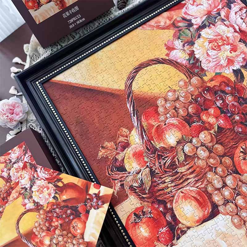 Dreamer Puzzle-Harvest of Flowers and Fruits (4) Dreamer Puzzle-728pcs Jigsaw Puzzle-Harvest of Flowers and Fruits