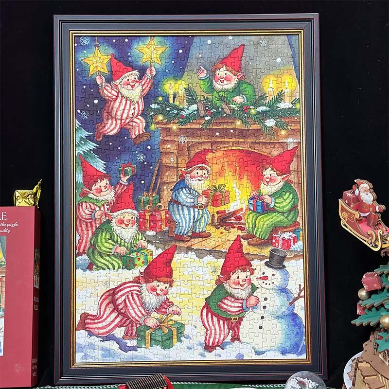 Dreamer Puzzle-Pangfu Warm Christmas (4) Dreamer Puzzle-500pcs Jigsaw Puzzle-Pangfu's Warm Christmas