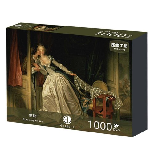 Gill Lill-1000 Jigsaw Puzzle-Stealing Kisses