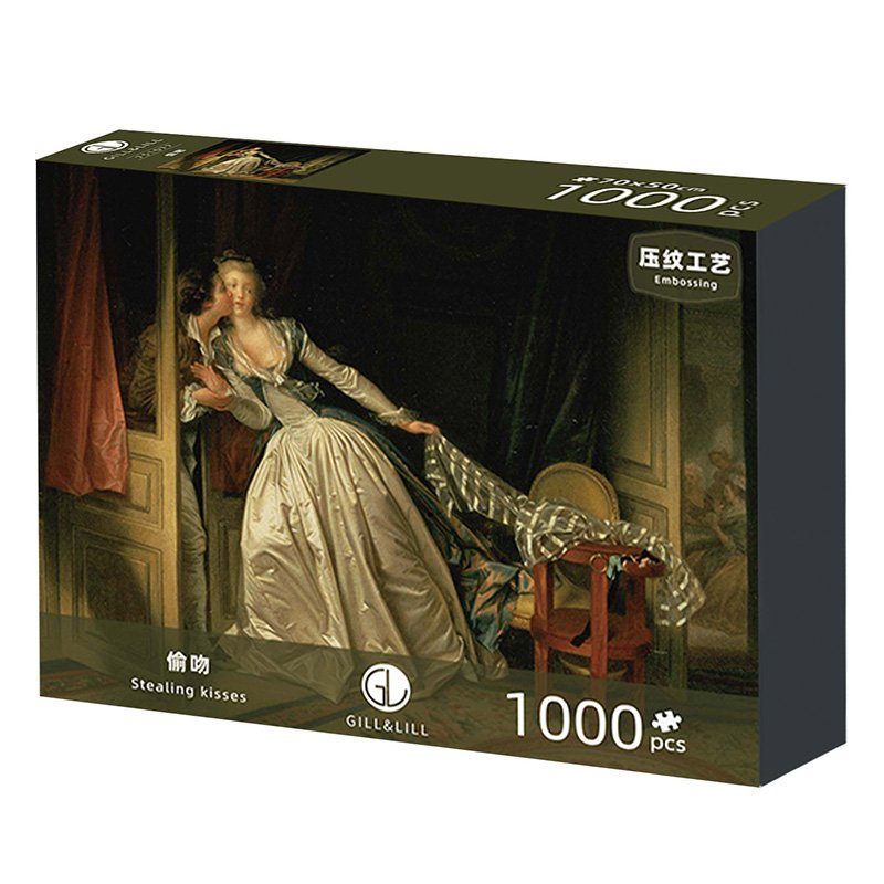 Gill Lill-1000 Jigsaw Puzzle-Stealing Kisses