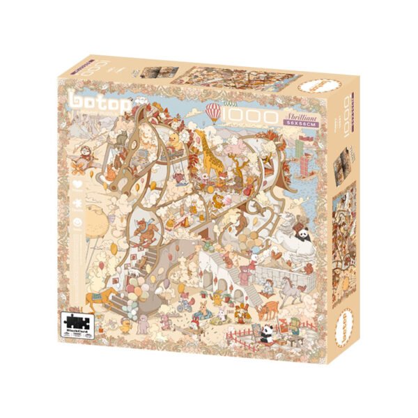 Botop-1000pcs Jigsaw Puzzle-Horse Year, Instant Cheer!