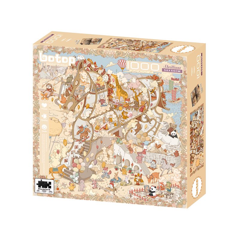 Botop-1000pcs Jigsaw Puzzle-Horse Year, Instant Cheer!