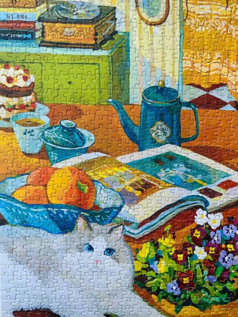 Hourglass Puzzle-Take Time for Tea (5) Hourglass Puzzle-Take Time for Tea-1000pcs Jigsaw Puzzle
