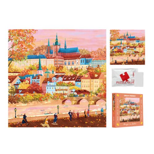 Journey Through Four Seasons-Autumn Dream Friends-300 Jigsaw Puzzle-Journey Through Four Seasons-Autumn