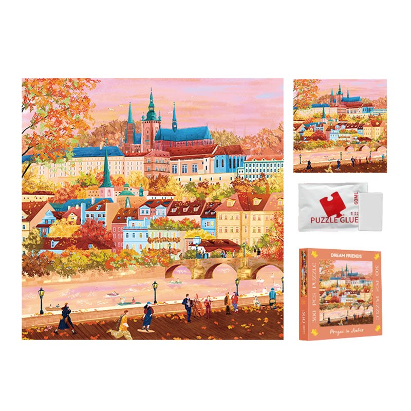 Dream Friends-300 Jigsaw Puzzle-Journey Through Four Seasons-Autumn