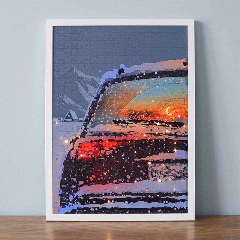 Kibifufu-500pcs Jigsaw Puzzle-Winter Sunset