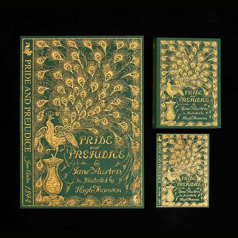 Komono-500pcs Art Puzzle-Pride and Prejudice(Gold Foil)