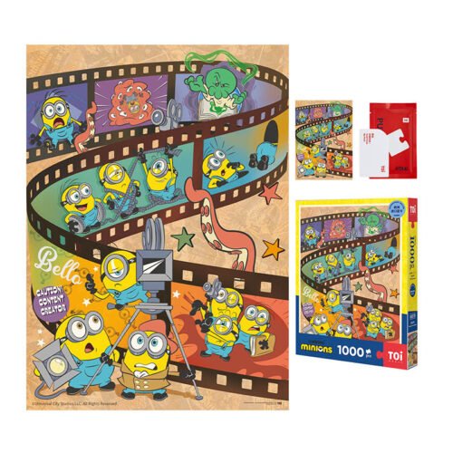 Toi-1000pcs Jigsaw Puzzle-Minions-Action