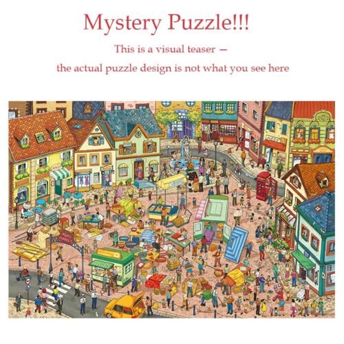 Momibook-1000pcs Mystery Puzzle-Next Second at the Bazaar