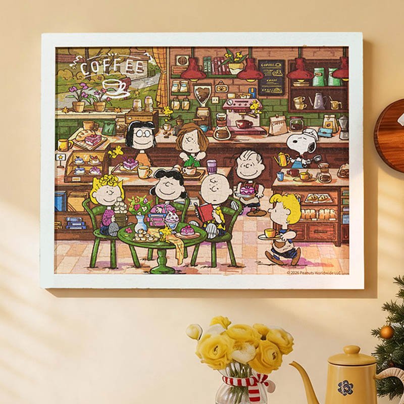 Momibook-Snoopy Coffee Shop-500 Piece Puzzle