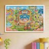 Momibook-Snoopy Woof Stage-1000 Piece Jigsaw Puzzle