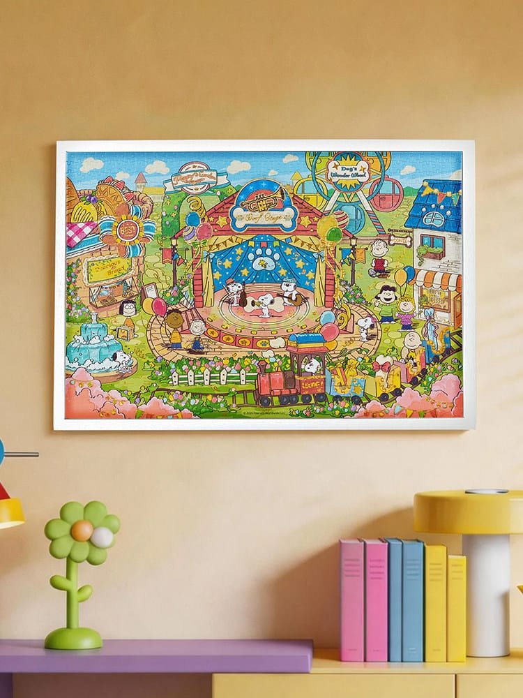 Momibook-Snoopy Woof Stage-1000 Piece Jigsaw Puzzle