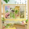 Momibook-Yard in Four Seasons (1) Momibook-1000pcs Jigsaw Puzzle-Yard in Four Seasons