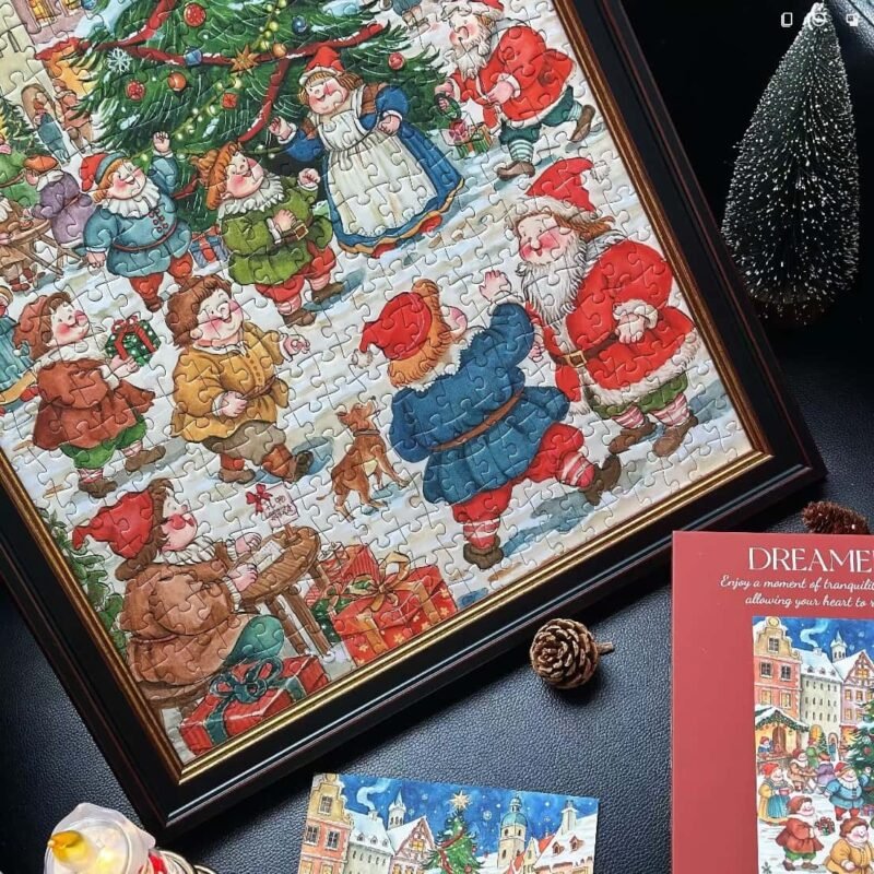 Dreamer Puzzle-500pcs Jigsaw Puzzle-Pangfu's Christmas Town