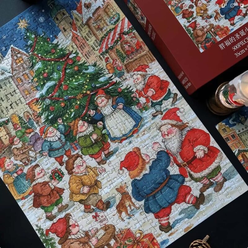 Dreamer Puzzle-500pcs Jigsaw Puzzle-Pangfu's Christmas Town