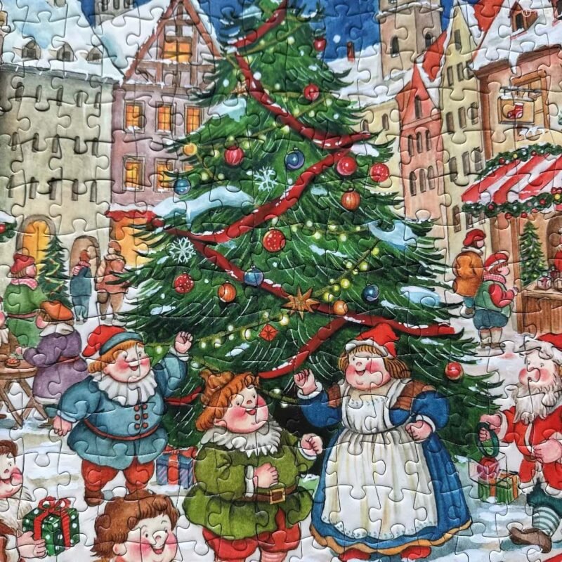 Dreamer Puzzle-500pcs Jigsaw Puzzle-Pangfu's Christmas Town