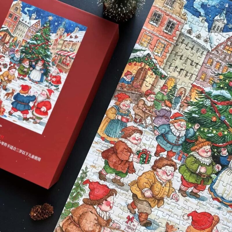 Dreamer Puzzle-500pcs Jigsaw Puzzle-Pangfu's Christmas Town