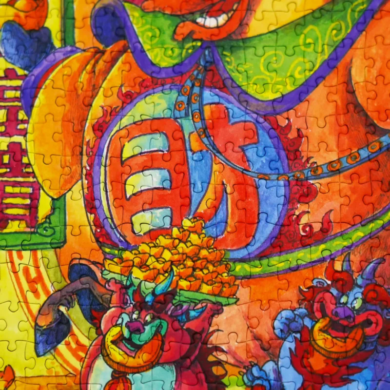 Pazou-502 Piece Puzzle-Becoming Rich