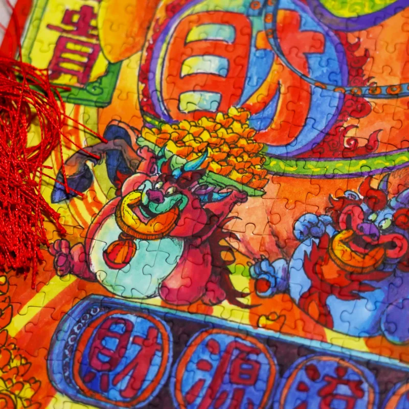 Pazou-502 Piece Puzzle-Becoming Rich