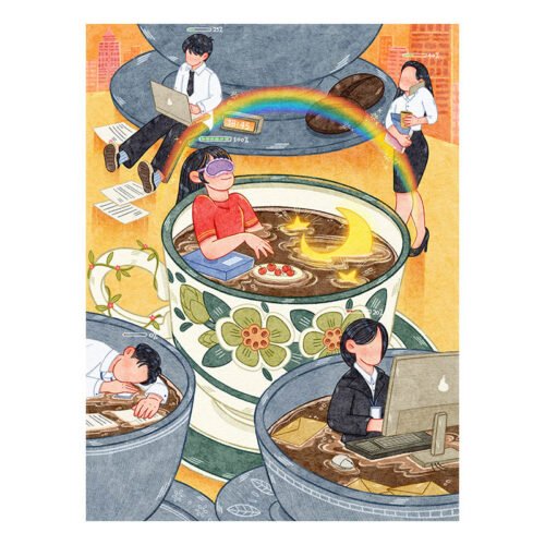 Pazou-502 Piece Puzzle-Iced Americano