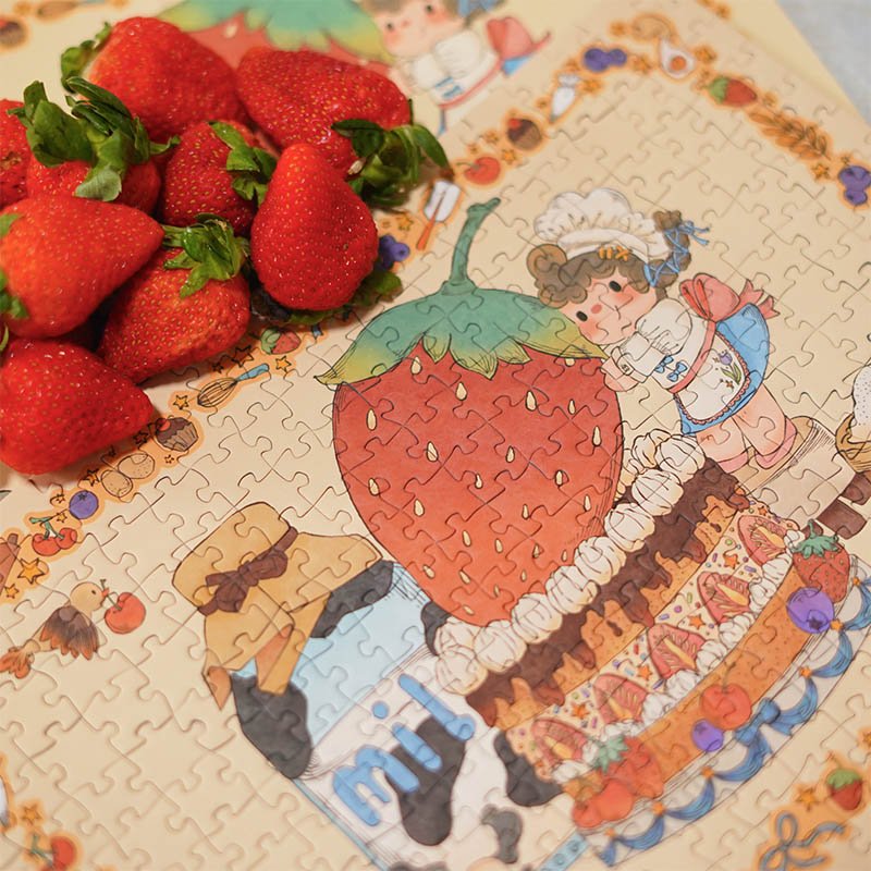 Pazou-Strawberry cake (1) Pazou-300 Piece Puzzle-Strawberry Cake