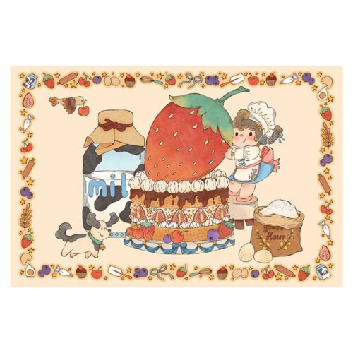 Pazou-300 Piece Puzzle-Strawberry Cake