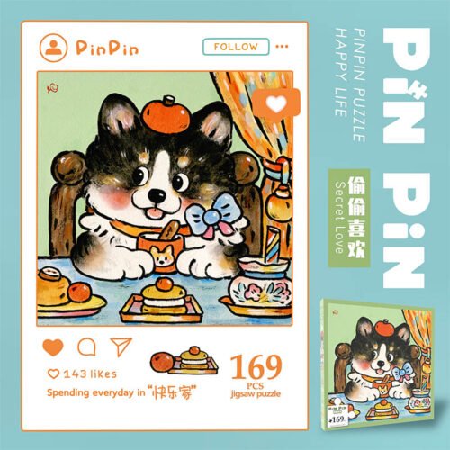 Pinpin-169pcs Jigsaw Puzzle-Happy Haven Series 2-Secret Love