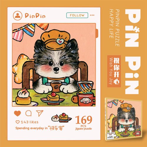 Pinpin-169pcs Jigsaw Puzzle-Happy Haven Series 2-Wish You Joy