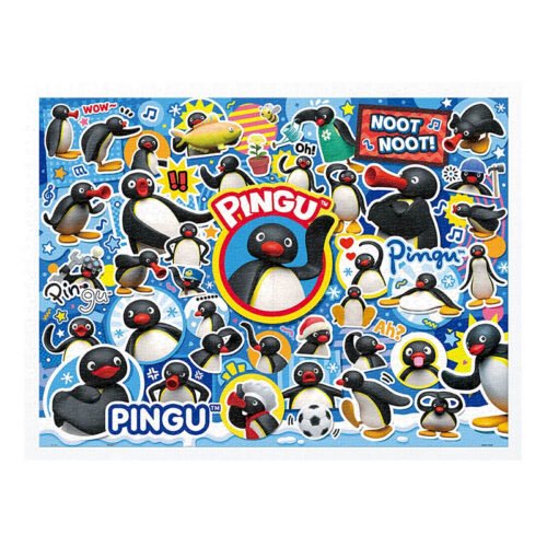 3djp/Pintoo-1200pcs Plastic Jigsaw Puzzles-So Many Penguins