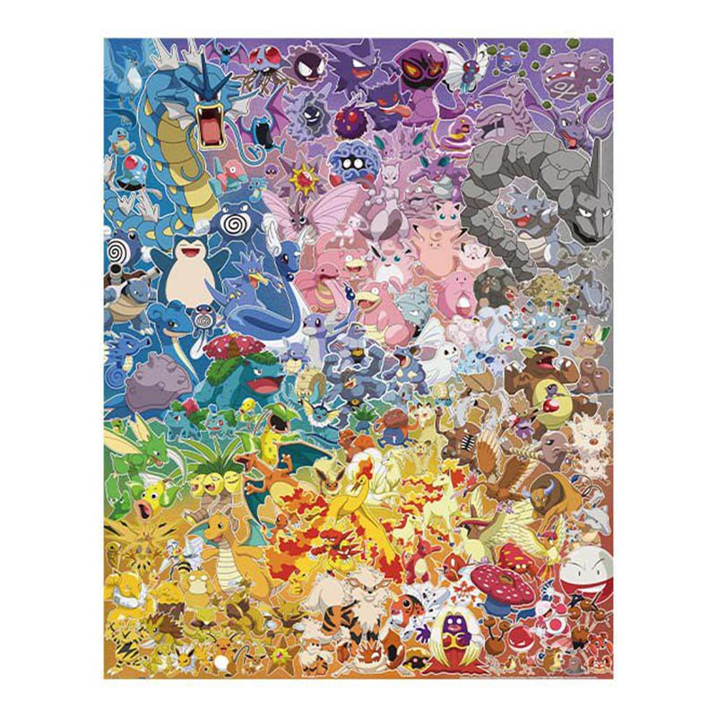 3djp/Pintoo-Plastic Jigsaw Puzzles 2000pcs-Pokémon Series-All Present