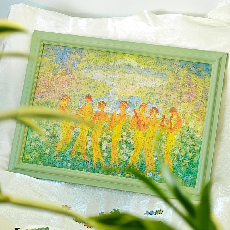 Seren Art-500pcs-Spring Arrives in Silence (2) Seren Art-500 Piece Puzzle-Spring Arrives in Silence