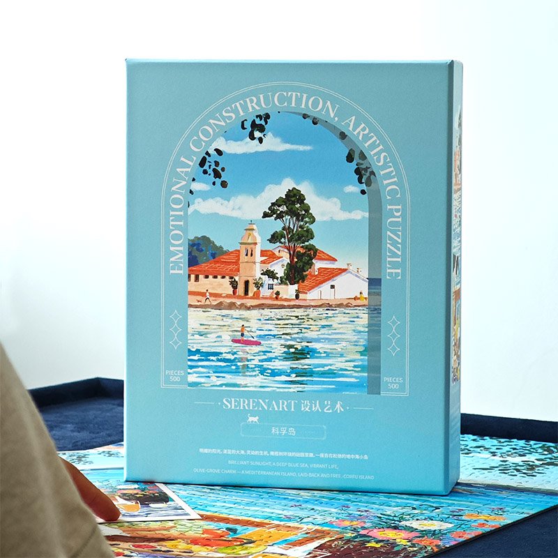 Seren Art-Corfu Island (1) Seren Art-500 Piece Puzzle-Corfu Island