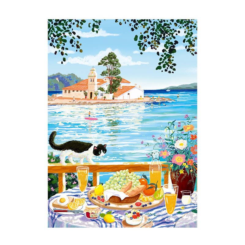 Seren Art-Corfu Island (2) Seren Art-500 Piece Puzzle-Corfu Island