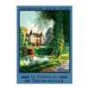 Seren Art-1000pcs Vintage Poster Series Puzzle-LE CHATEAU DE TOURLAVILLE