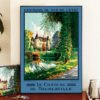 Seren Art-LE CHATEAU DE TOURLAVILLE (3) Seren Art-1000pcs Vintage Poster Series Puzzle-LE CHATEAU DE TOURLAVILLE