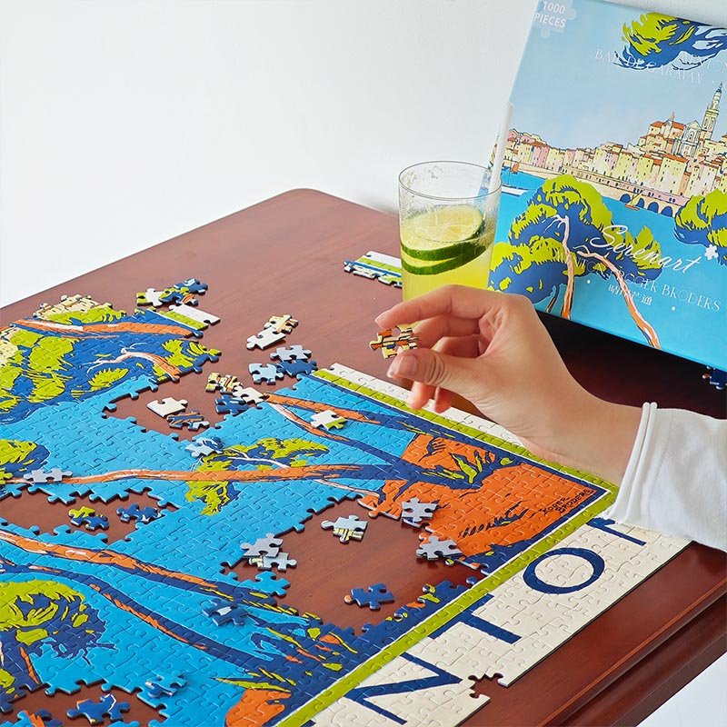 Seren Art-Menton (1) Seren Art-1000pcs Vintage Poster Series Puzzle-Menton
